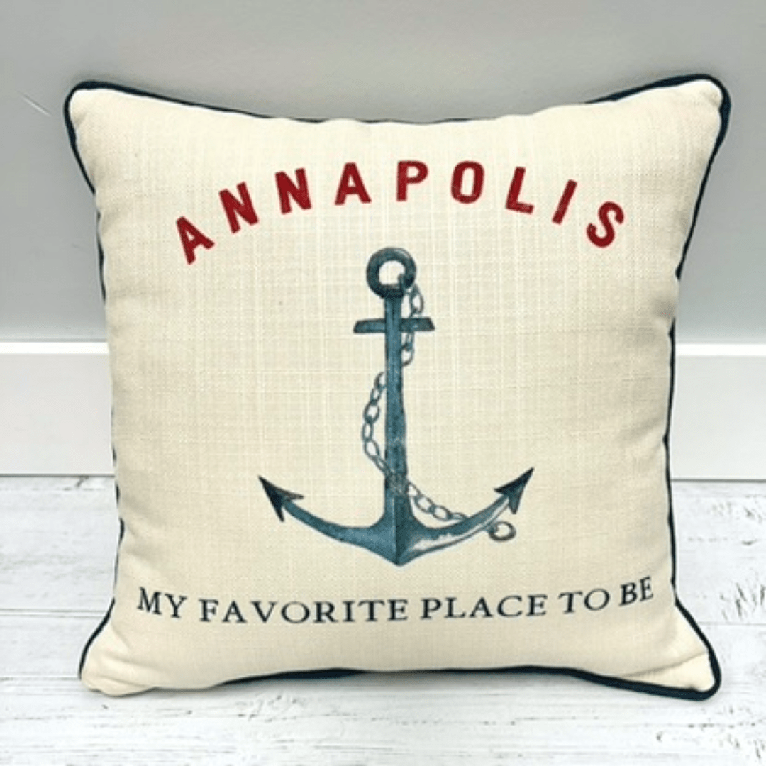 Anchor Favorite Place to Be Pillow - Little Birdie