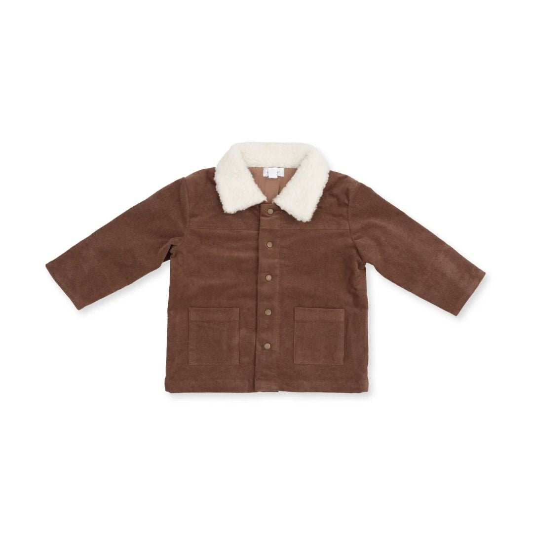 Angel Dear Corduroy Jacket in Beaver - Angel Dear