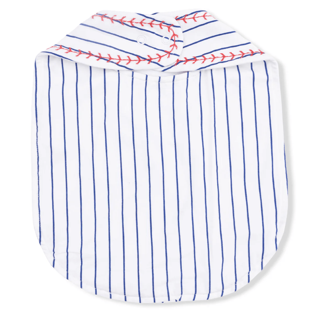Angel Dear Feeding Bib - Baseball Stripe - Angel Dear