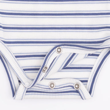 Angel Dear Long Sleeve Bodysuit Vintage Stripe Blue - Angel Dear