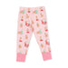 Angel Dear Long Sleeve Lounge Set Vintage Reindeer & Santa Pink - Angel Dear