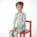 Angel Dear Long Sleeve Loungewear Set Vintage Reindeer & Santa - Angel Dear