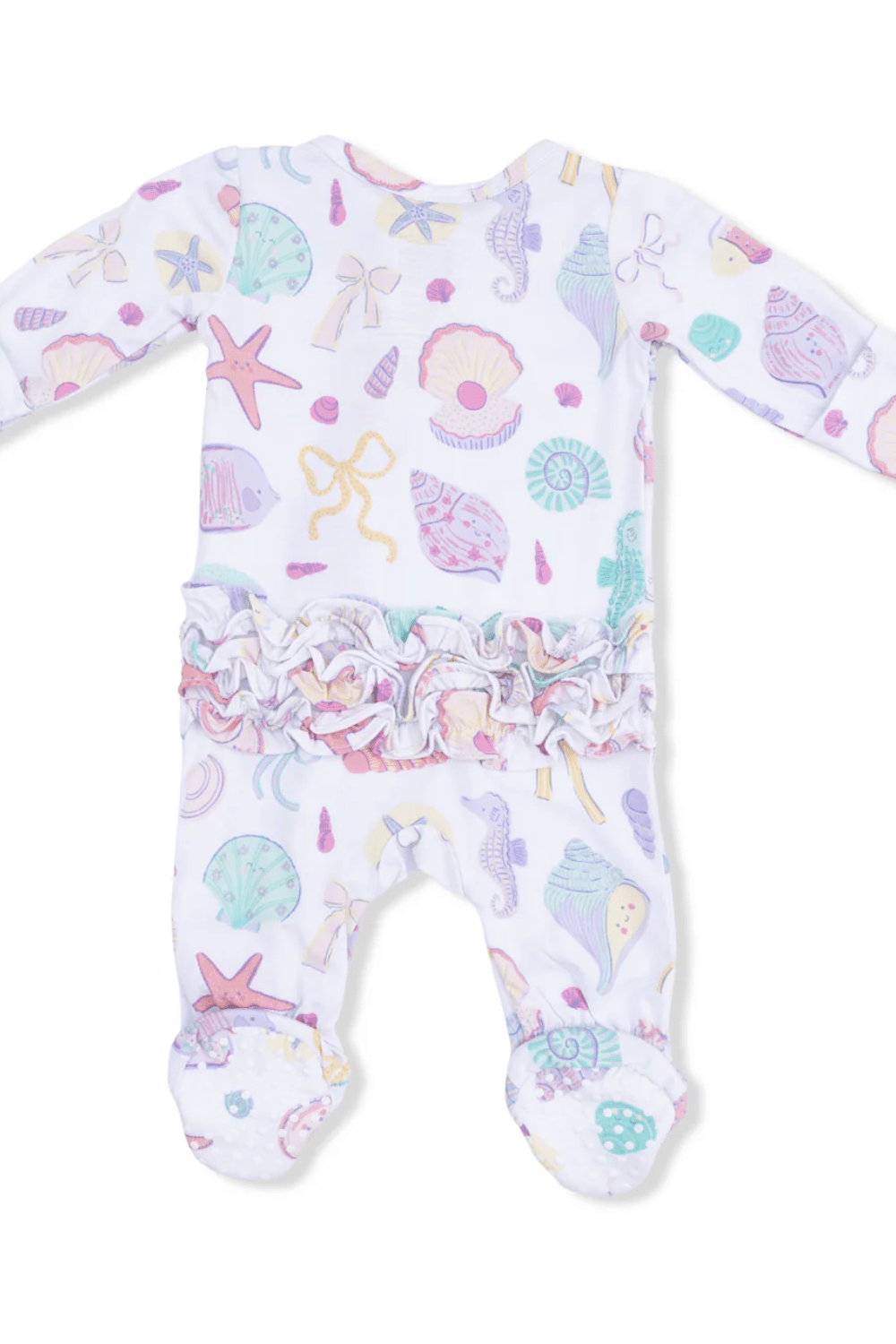 Angel Dear Ruffle Back Footie - Beach Days - Angel Dear