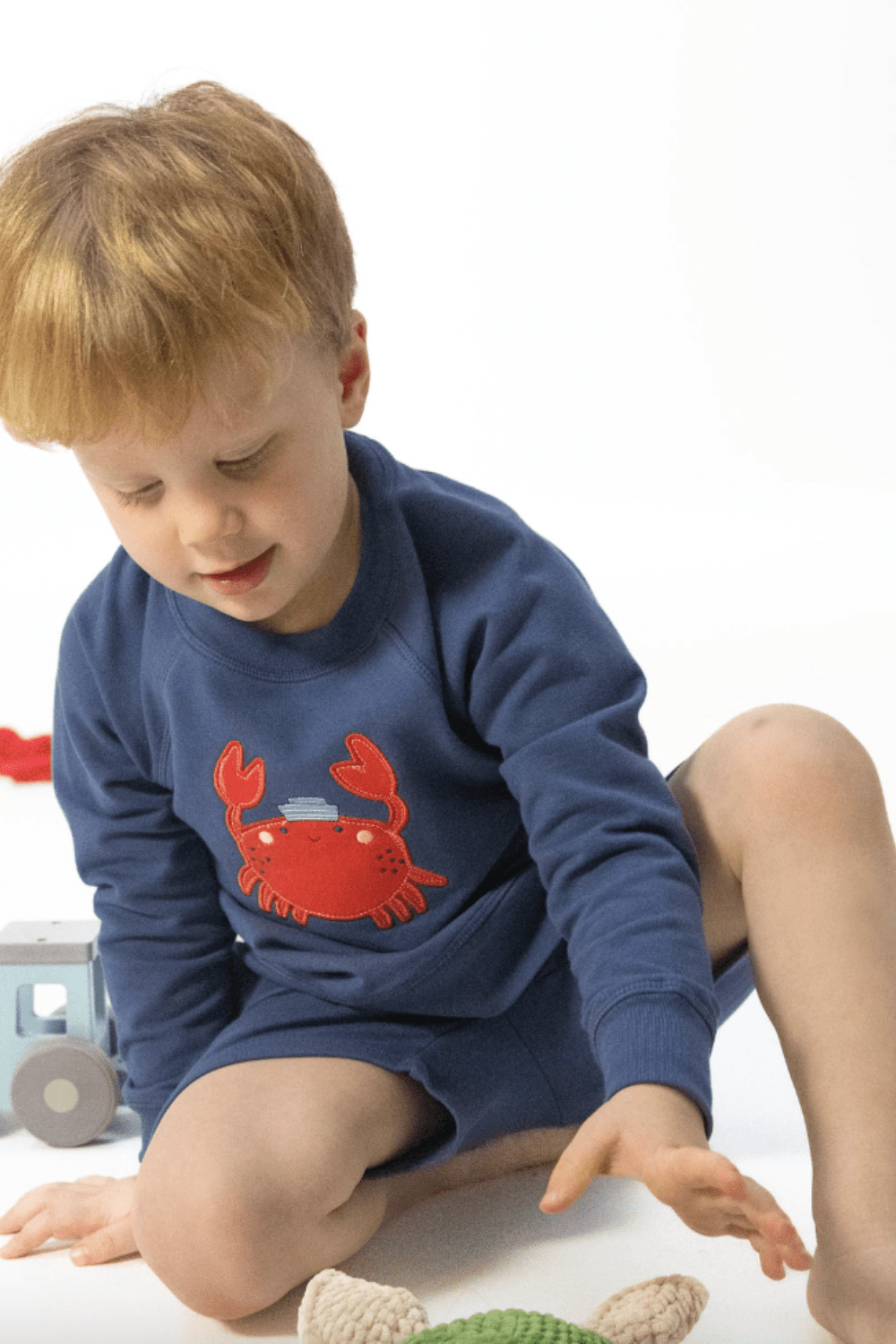 Angel Dear Sailor Sea Creatures Raglan Sweatshirt - Angel Dear