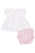 Angel Dear Smocked Dress Set - Dainty Buds/Bows - Angel Dear