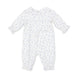 Angel Dear Smocked Long Sleeve Romper in Rose Briar - Angel Dear