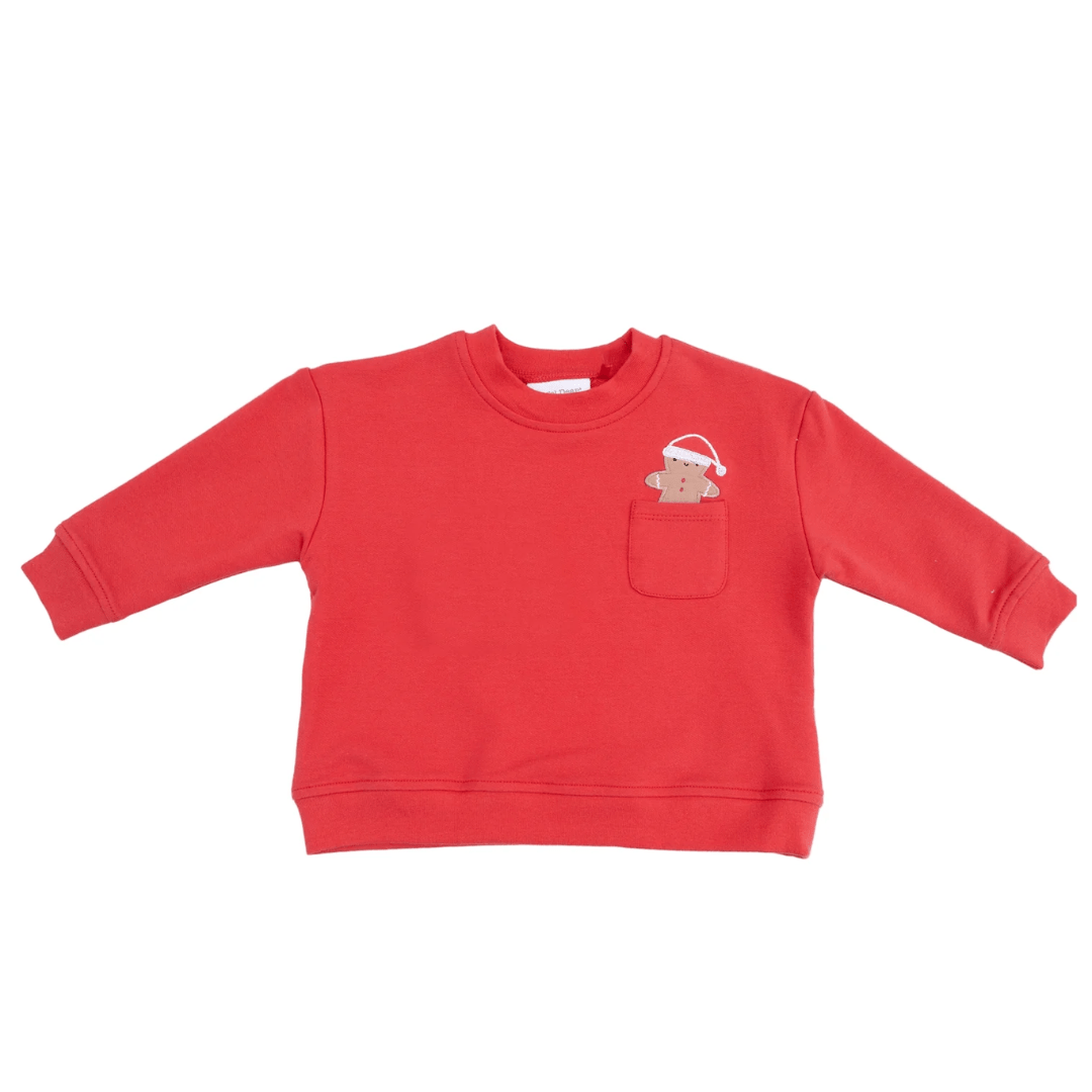 Angel Dear Sweatshirt w/ Pocket - Gingerbread - Angel Dear