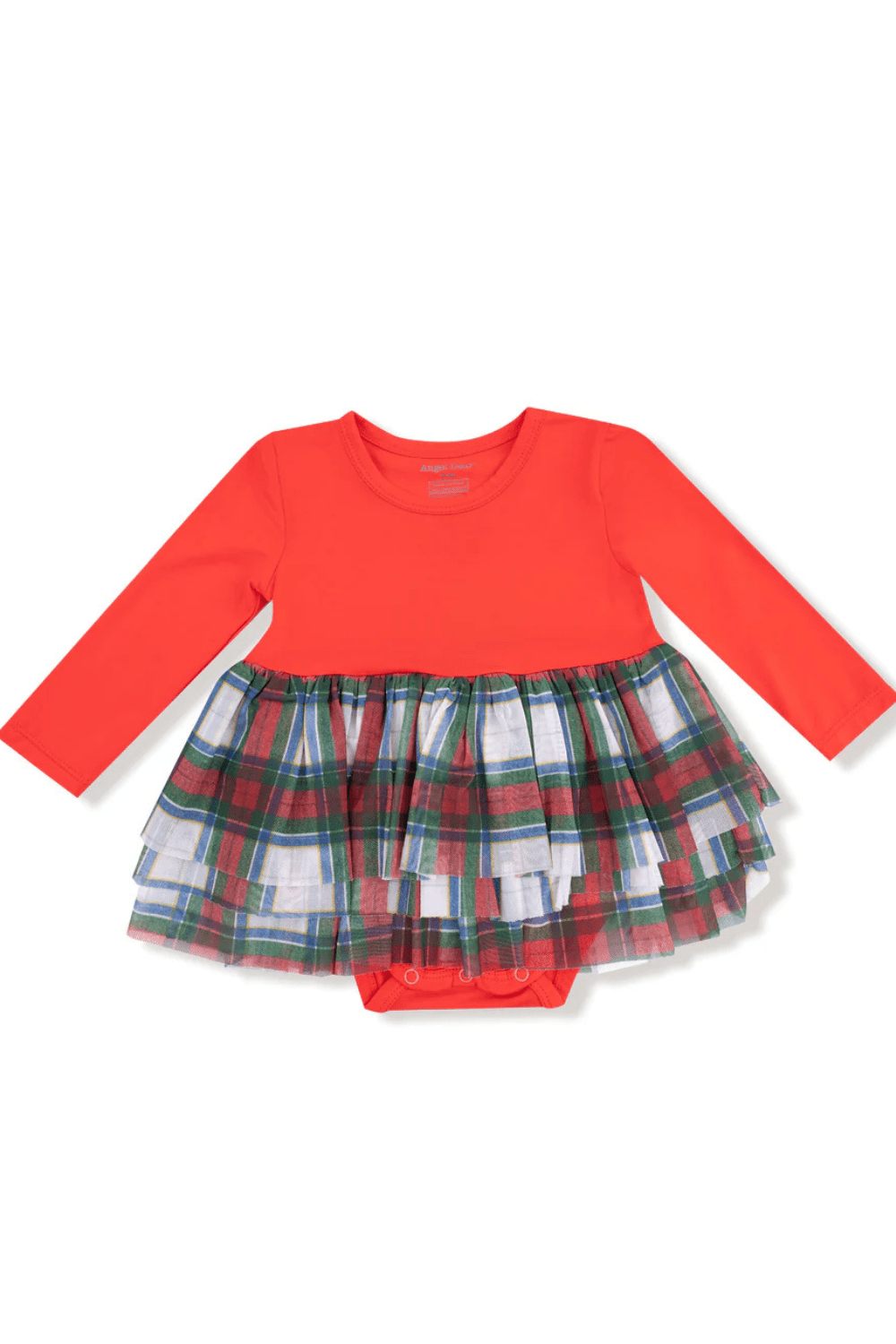 Angel Dear Tutu Bodysuit - Holiday Plaid - Angel Dear