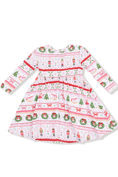 Angel Dear Twirly Dress - Sugar Plum Fairy Fair Isle - Angel Dear