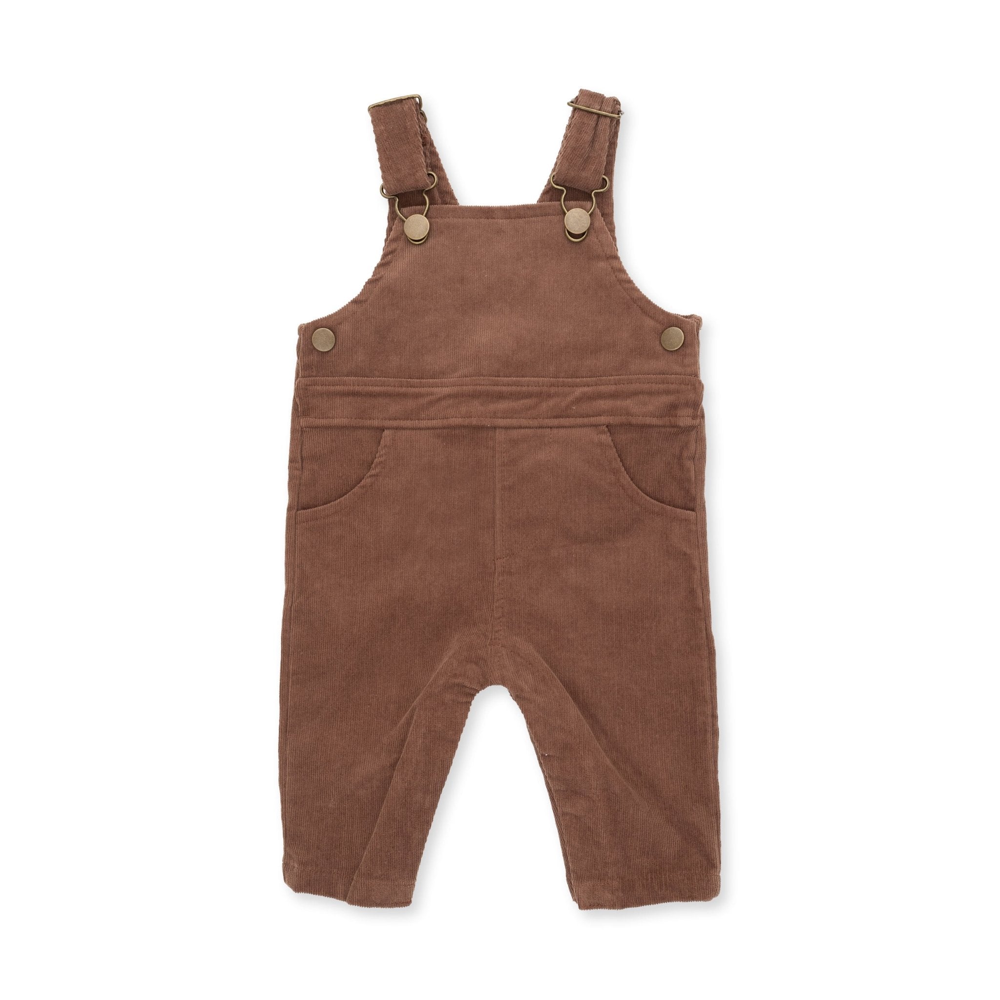 Angel Dear Uni Old School Overall Solid Beaver - Angel Dear