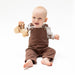 Angel Dear Uni Old School Overall Solid Beaver - Angel Dear