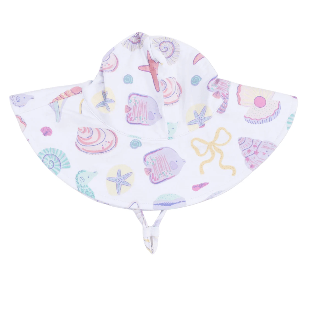 Angel Dear Wide Brim Sun Hat - Beach Days - Angel Dear