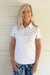 Aryeh Zoe Short Sleeve Polo - White - Aryeh