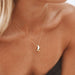 Atolea Jewelry Drop Necklace In Gold - ATOLEA Jewelry