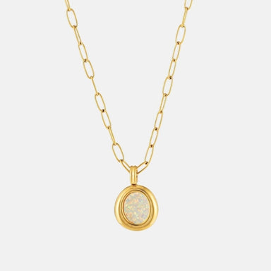 Atolea Jewelry Opal Aura Necklace - ATOLEA Jewelry