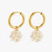 Atolea Jewelry Tiny Pearls Hoops - ATOLEA Jewelry