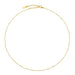 Atolea Jewelry White Beaded Choker In Gold - ATOLEA Jewelry