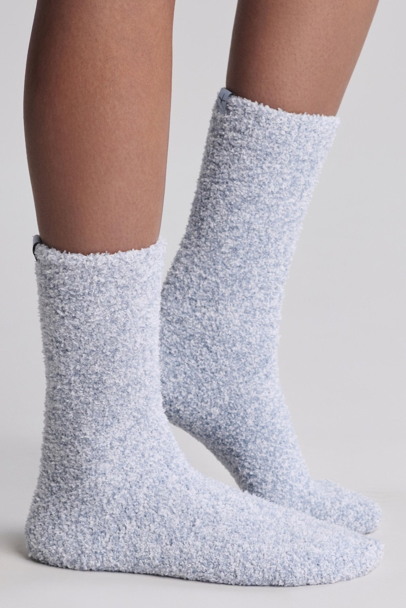 Barefoot Dreams CozyChic 2 Pair Sock Set Snow Drop Multi - Barefoot Dreams