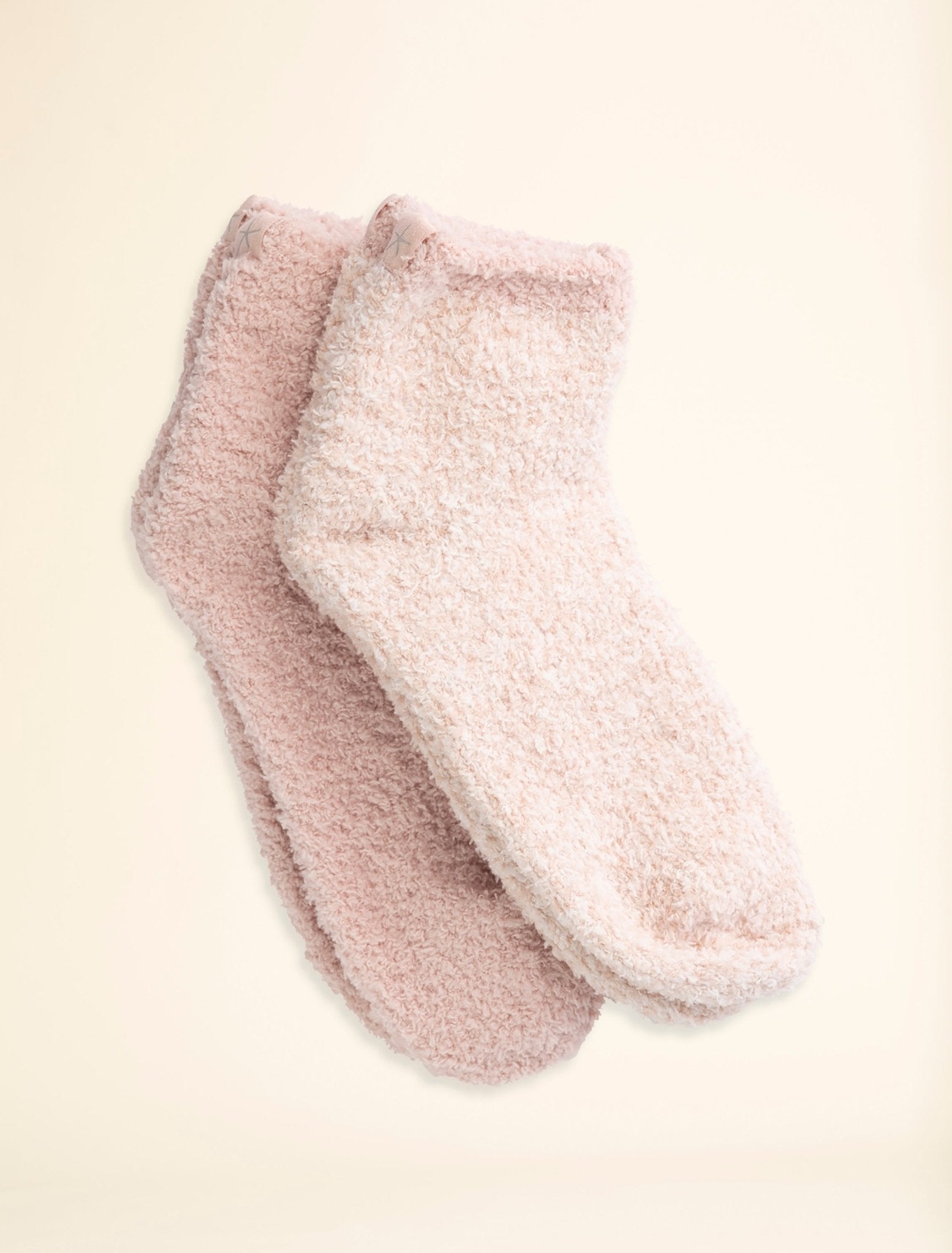 Barefoot Dreams CozyChic 2 Pair Tennis Sock Set Dusty Rose Multi - Barefoot Dreams