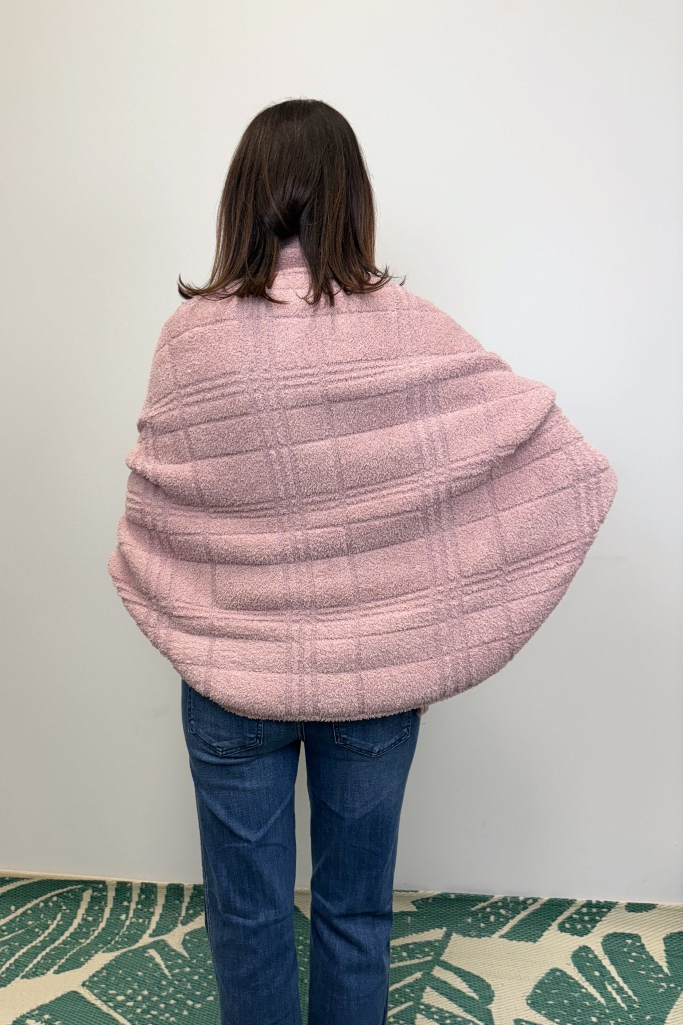 Barefoot Dreams CozyChic Cotton Tonal Blanket Wrap - Barefoot Dreams