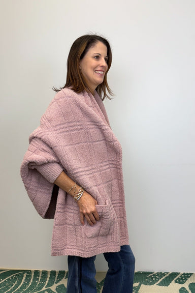 Barefoot Dreams CozyChic Cotton Tonal Blanket Wrap - Barefoot Dreams