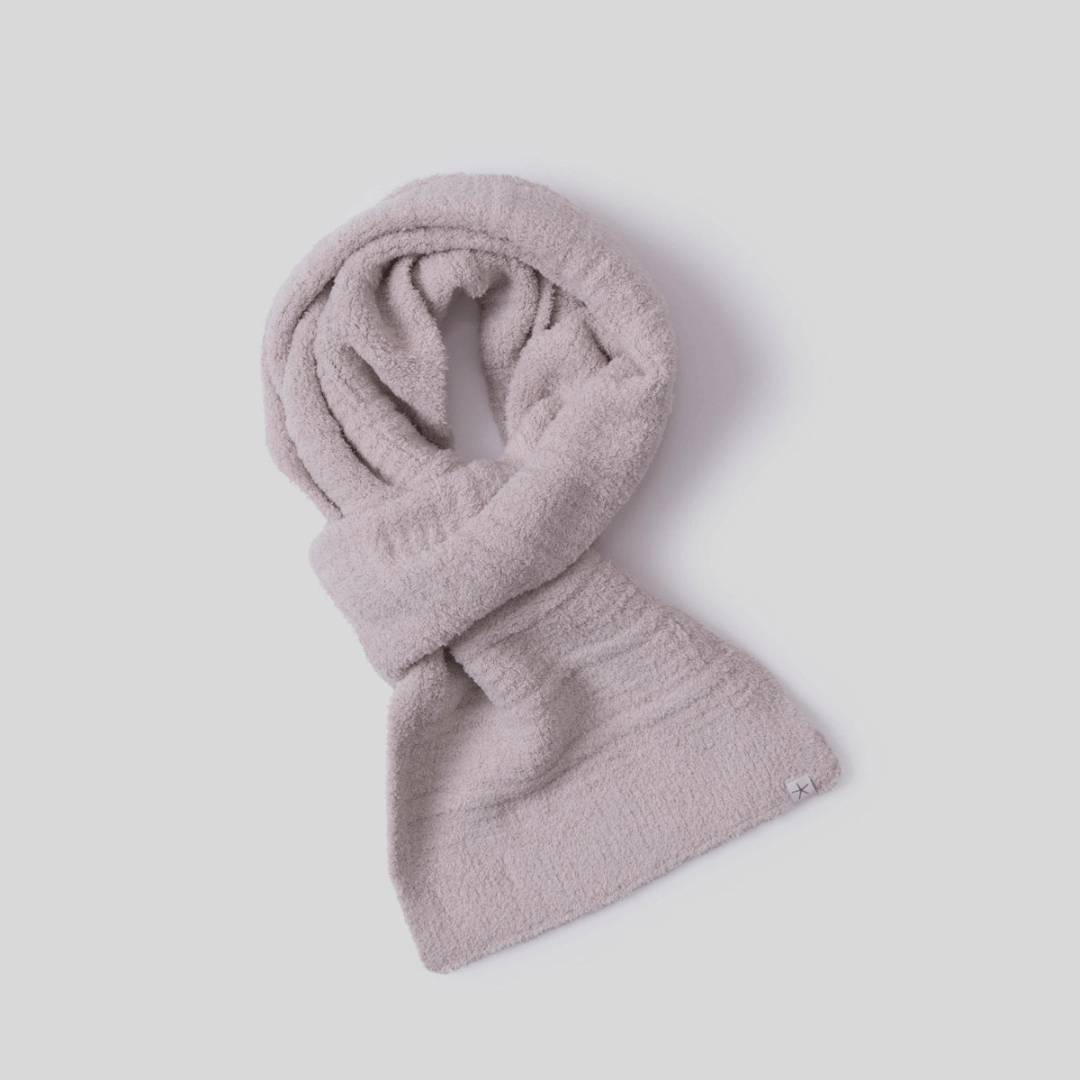 Barefoot Dreams CozyChic Grid Scarf - Stone - Barefoot Dreams