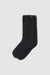 Barefoot Dreams CozyChic Waffle Socks Black - Barefoot Dreams