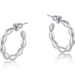 Big Metal London Layla Dotted Hoop Earrings - Big Metal London