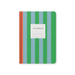 Blue Green Stripe - Hardback Notebook - Ohh Deer