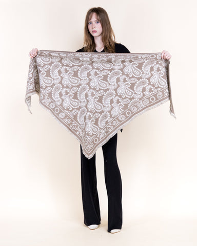 Bohemian Paisley Triangle Scarf - Very Moda