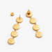 Brackish Amy Round Bezel Drop Earrings - Brackish