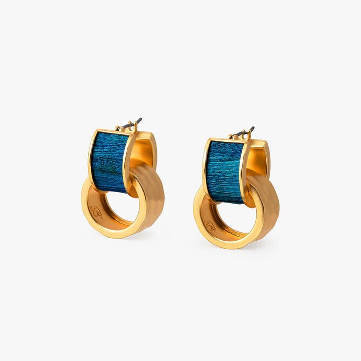 Brackish Eleuthera Two Piece Hoop Earrings - Brackish