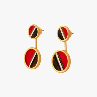 Brackish Hazel Bezel Jacket Earring - Brackish