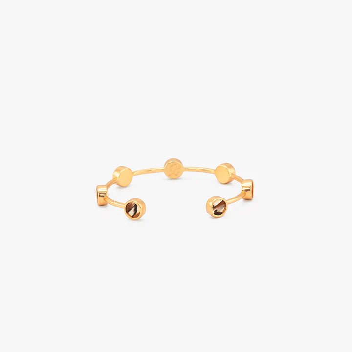 Brackish Oncidium Multi - Bezel Cuff - Brackish