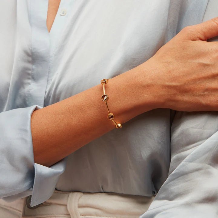 Brackish Oncidium Multi - Bezel Cuff - Brackish