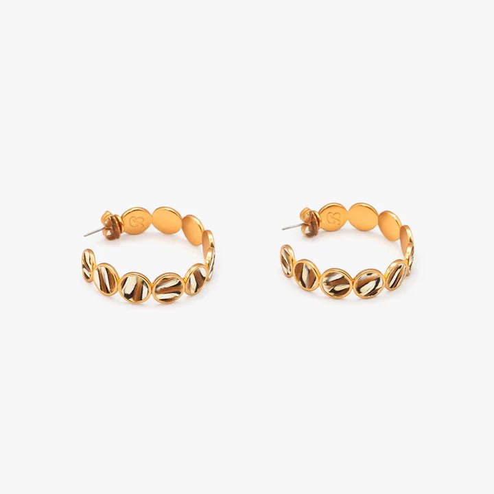 Brackish Tiger Hoop Earring - Brackish