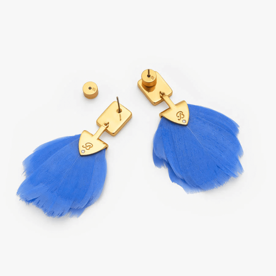 Brackish Venice Bay Bezel Drop Earrings - Brackish