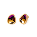Brackish Violet Organic Stud Earring - Brackish