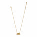 Brighton Interlok Linked Hearts Necklace Gold - Brighton