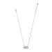 Brighton Interlok Linked Hearts Necklace Silver - Brighton