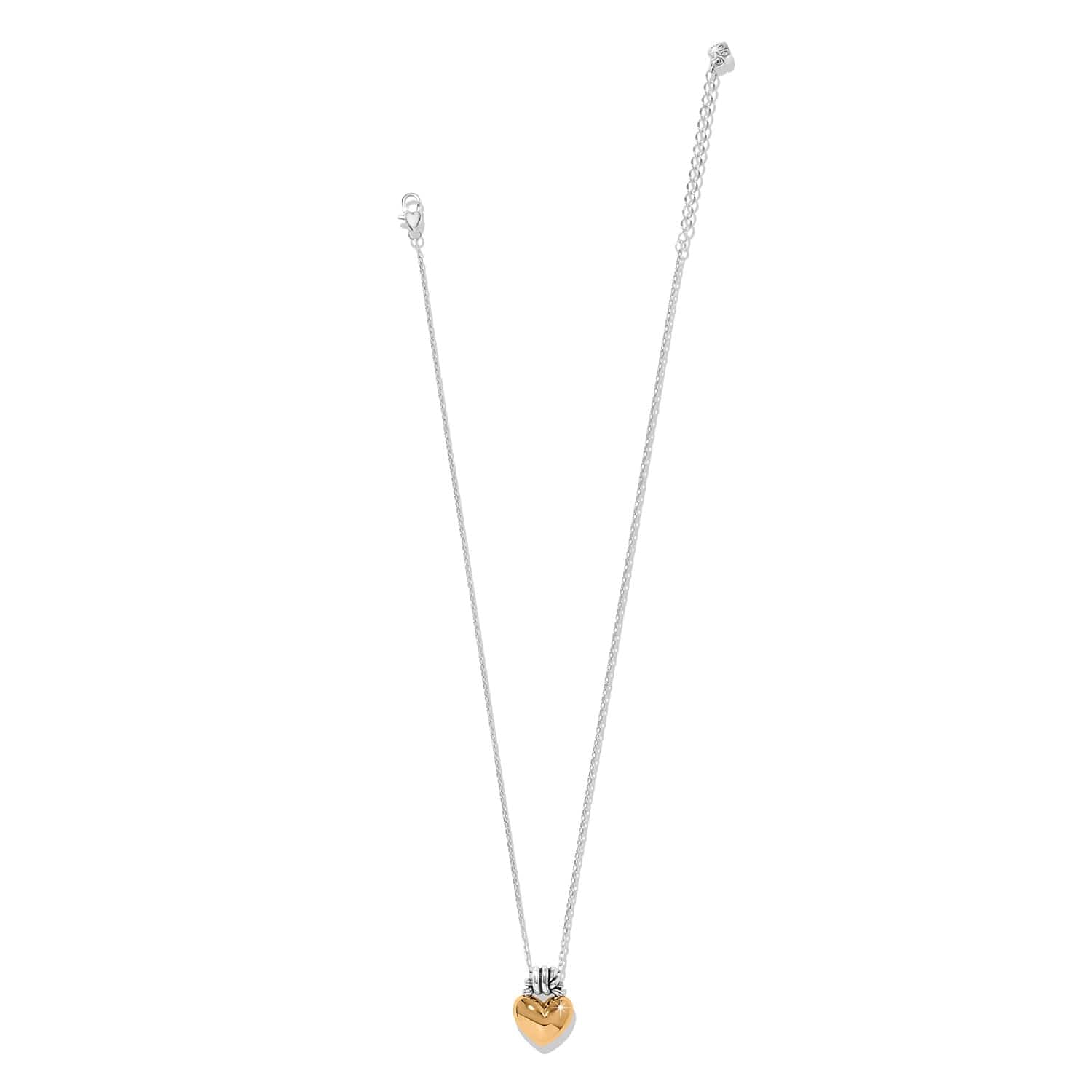 Brighton Interlok Love Knot Heart Necklace - Brighton