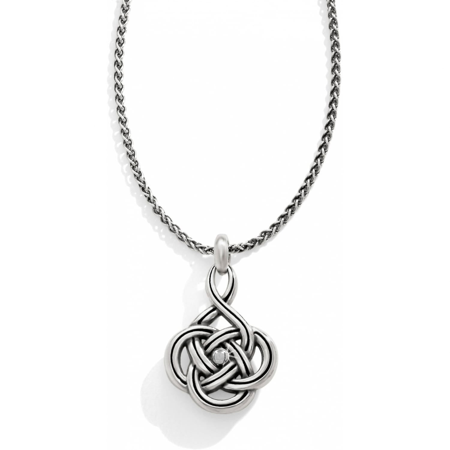 Brighton Interlok Petite Necklace Silver - Brighton
