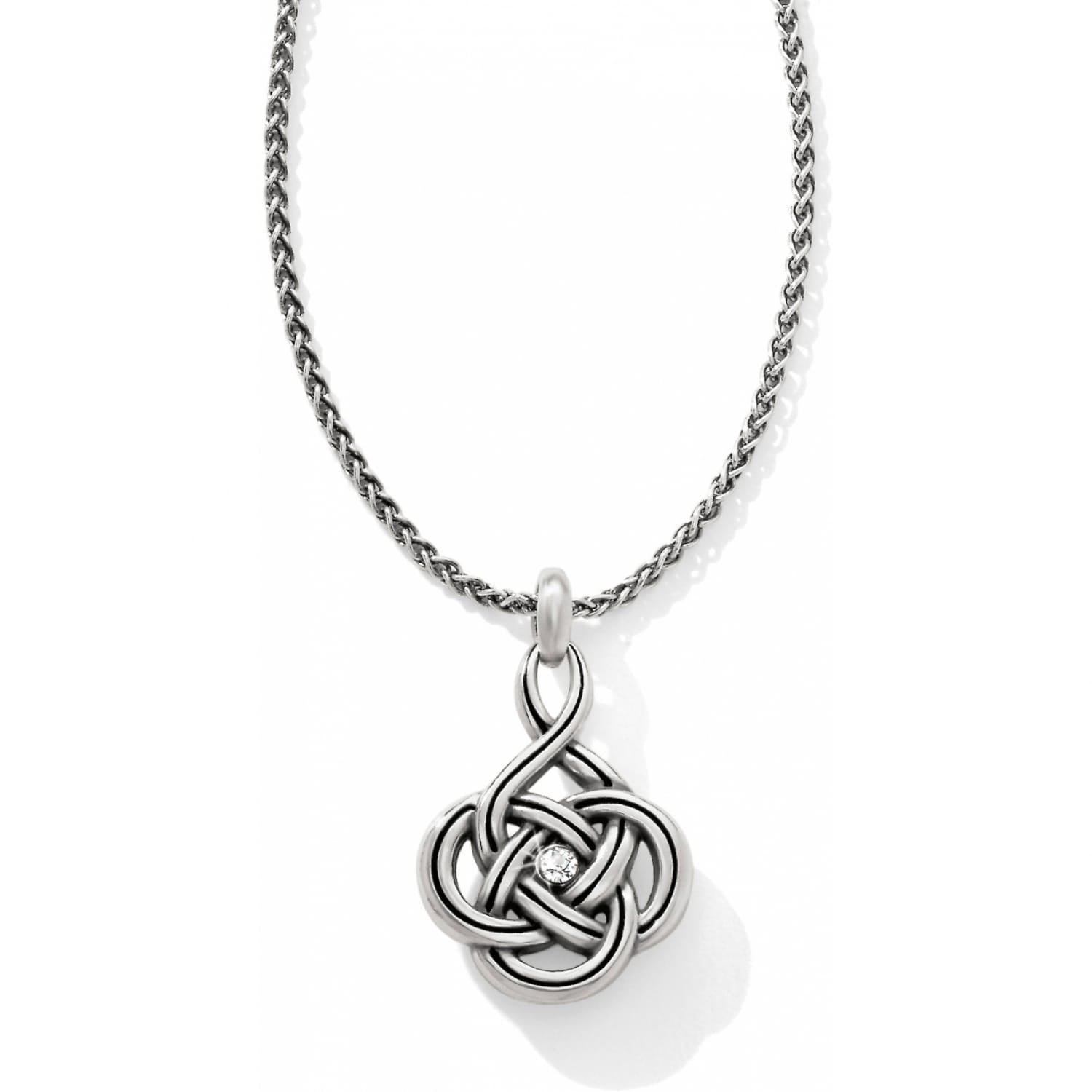 Brighton Interlok Petite Necklace Silver - Brighton