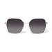 Brighton Interlok Twist Sunglasses Silver - Brighton