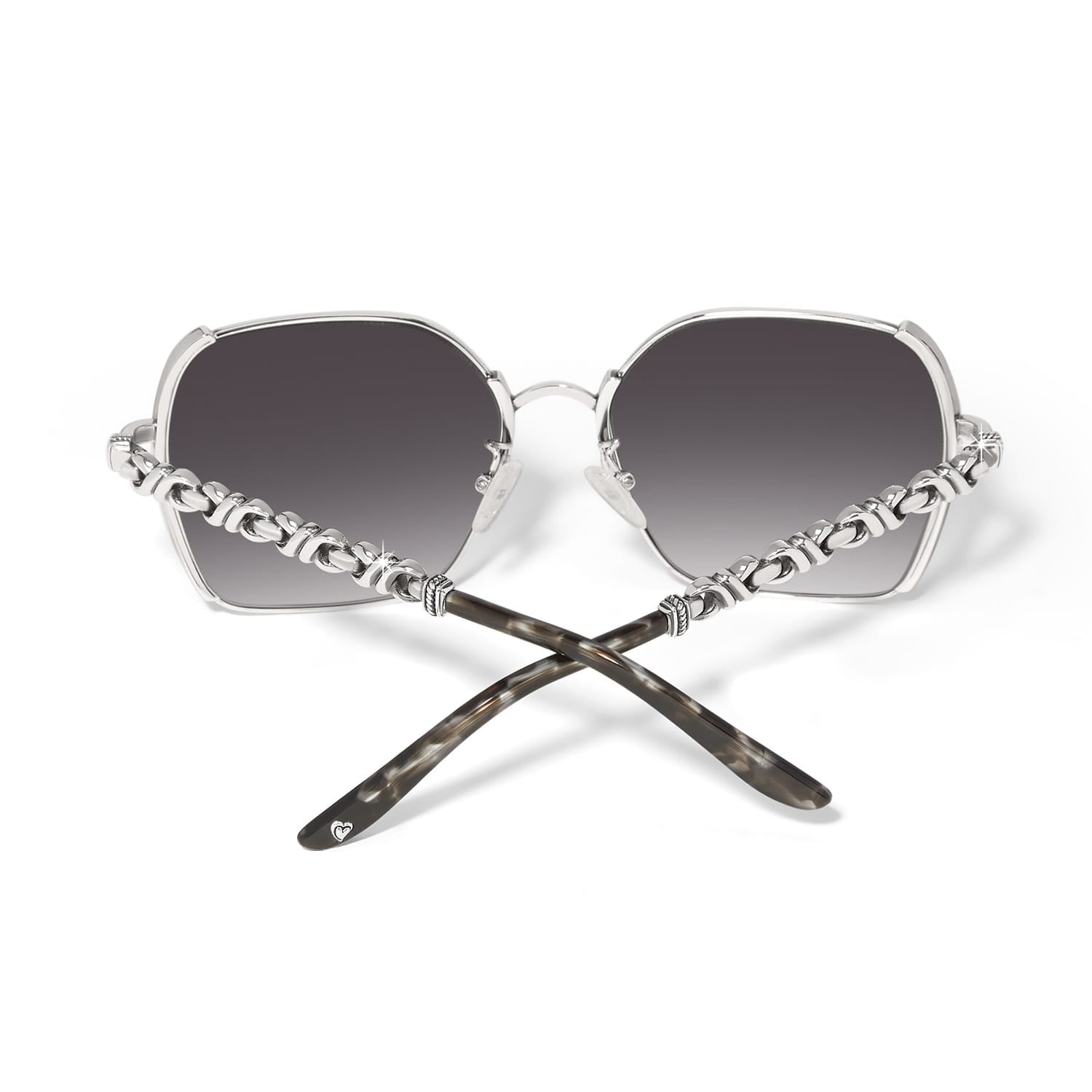 Brighton Interlok Twist Sunglasses Silver - Brighton