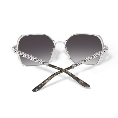 Brighton Interlok Twist Sunglasses Silver - Brighton