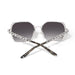 Brighton Interlok Twist Sunglasses Silver - Brighton