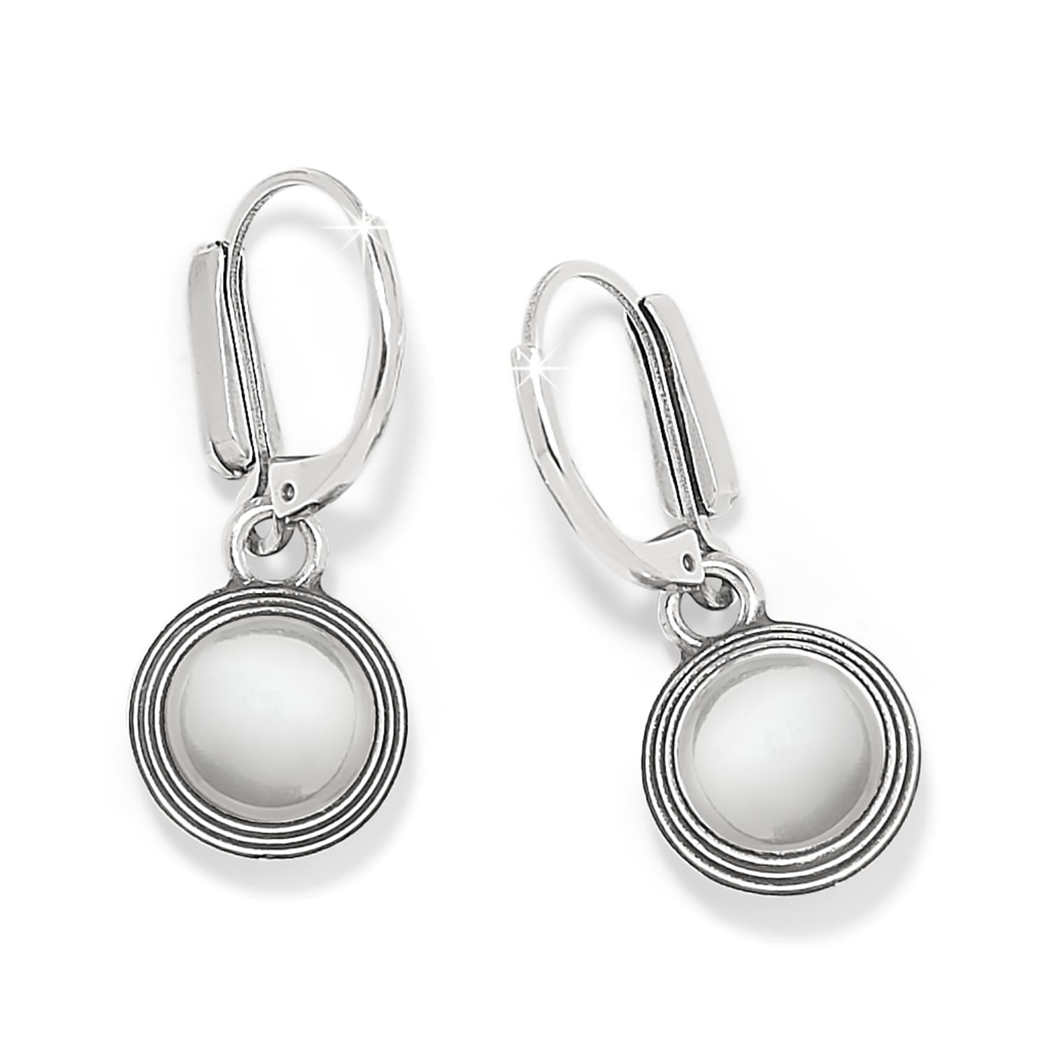 Brighton Meridian Aurora Leverback Earrings Aqua - Brighton