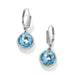 Brighton Meridian Aurora Leverback Earrings Aqua - Brighton