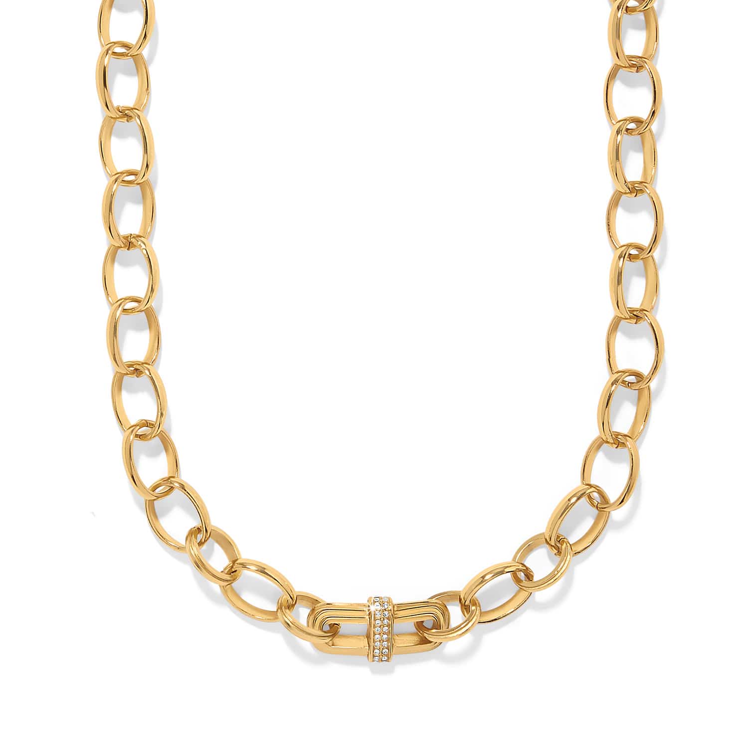 Brighton Meridian Aurora Link Short Necklace Gold - Brighton